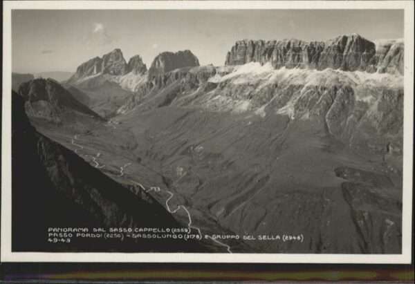 Sassolungo Langkofel Gruppo Sella sasso Cappello