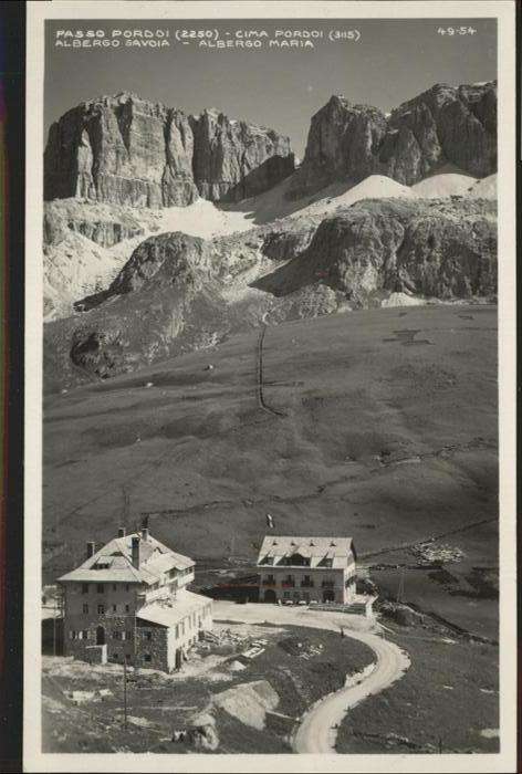 Passo Pordoi Albergo Savoia Albergo Maria