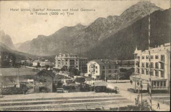Toblach Suedtirol Hotel Union Hotel Germania Gasthof Ampe