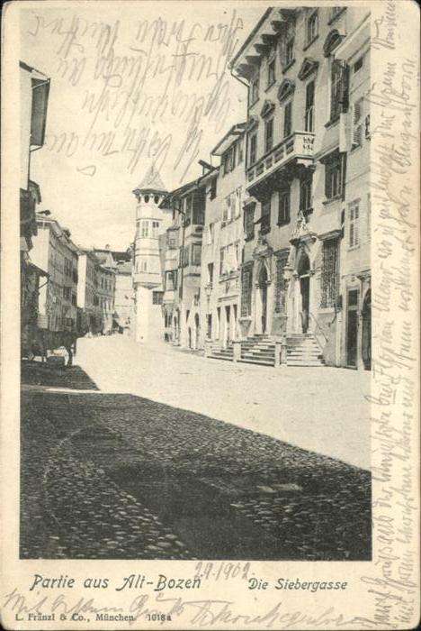 Bozen Suedtirol Siebergasse