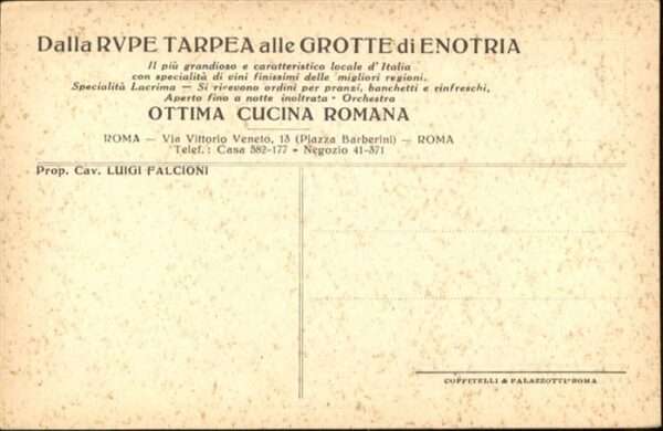 Rom Roma Grotte Enotria – Bild 2
