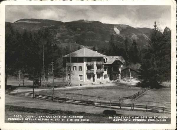 Seis Schlern Albergo Stella Alpina Gasthof Edelweiss