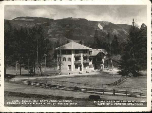 Seis Schlern Albergo Stella Alpina Pension Edelweiss