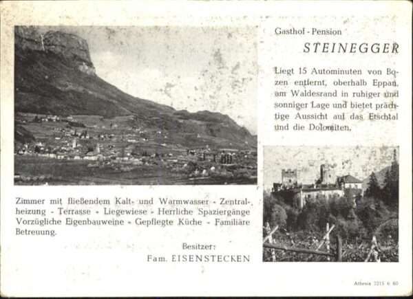 Eppan Suedtirol Pension Steinegger – Bild 2