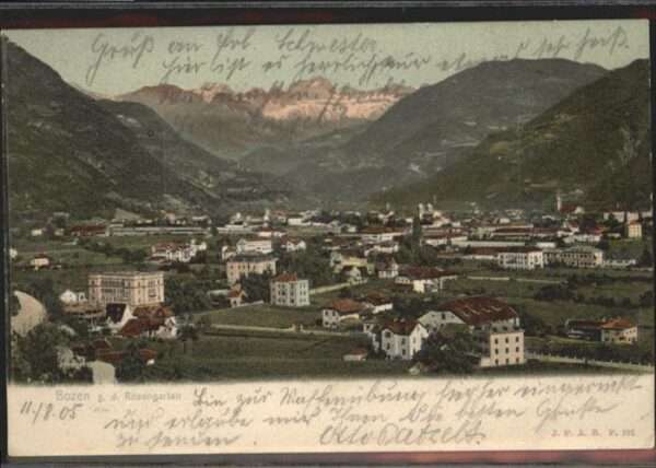 Bozen Suedtirol Rosengarten