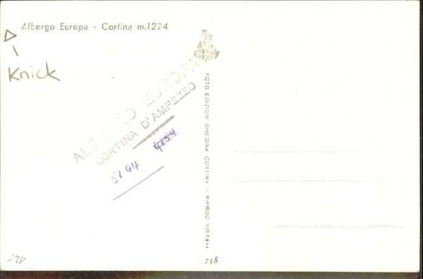 Cortina d Ampezzo Albergo Europa – Bild 2