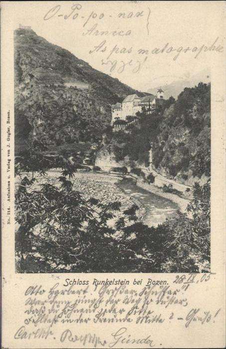 Bozen Suedtirol Schloss Runkelstein