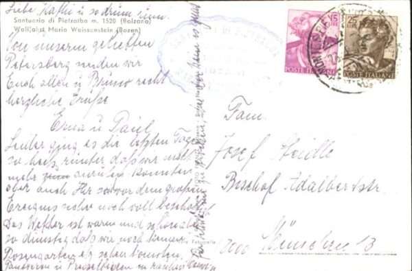 Bozen Suedtirol Santuario di Pietralba m. 1520 – Bild 2