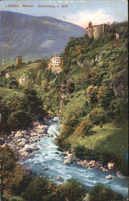 Meran Merano Zenoburg u. Gilf