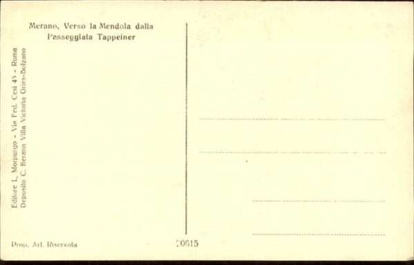 Merano Meran Verso la Mendola dalla – Bild 2