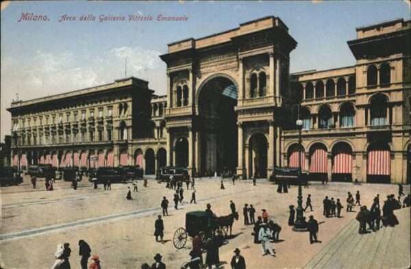 Milano Arco della Galleria Vittorio Emanuele