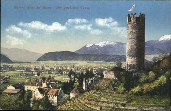 Gries-Quirein Bozen Kurort der gescheibte Turm