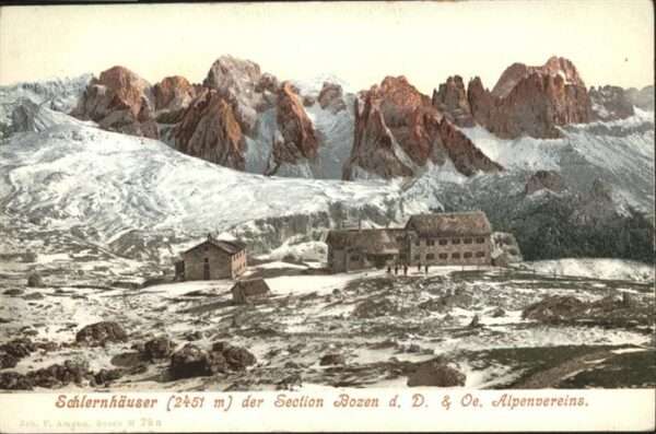 Bozen Suedtirol Schlernhäuser (2451 m)