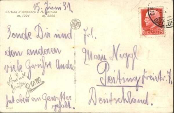 Cortina d Ampezzo M. Antelao m. 3255 – Bild 2