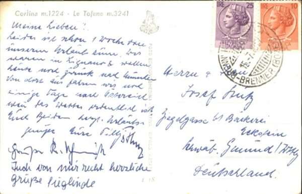 Cortina d Ampezzo m. 1224 Le Tofane m. 3241 – Bild 2