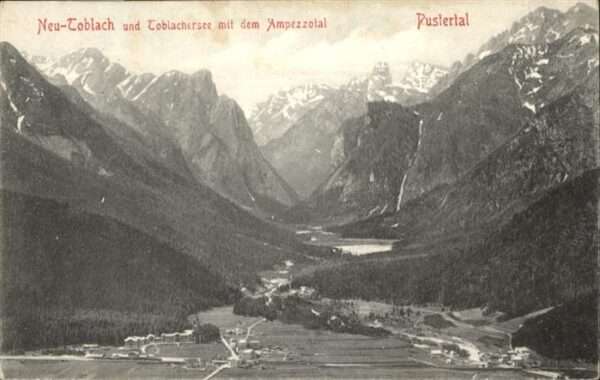 Toblach Suedtirol Toblachersee Ampezzotal Pustertal