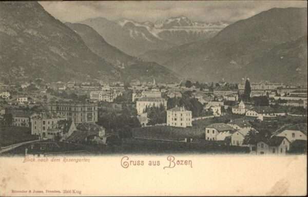 Bozen Suedtirol Rosengarten