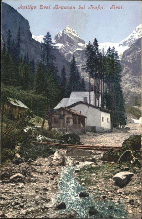 Trafoi Suedtirol Heilige Drei Brunnen Tirol