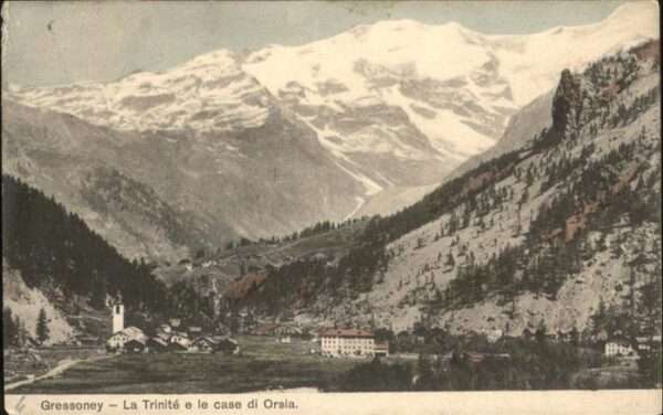 Gressoney La Trinite e le cas di Orsia
