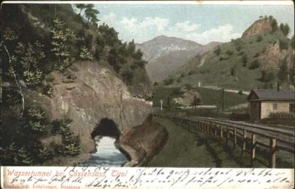 Suedtirol Wassertunnel Gossensass