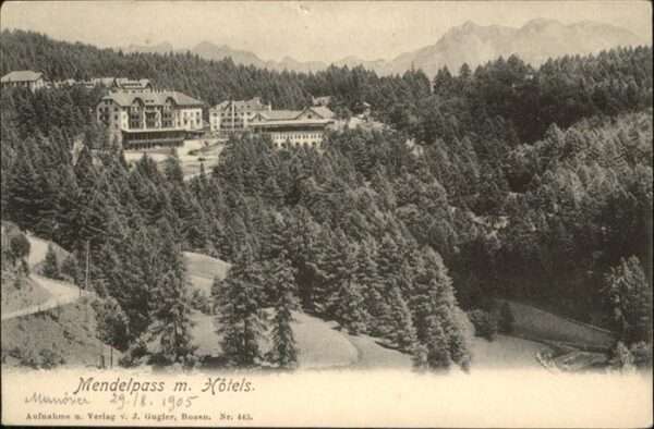 Suedtirol Mendelpass mit Hotels