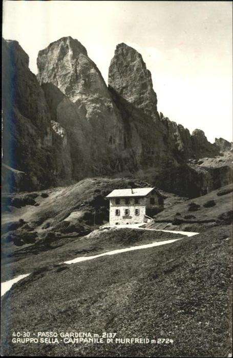 Passo Gardena Gruppo Sella Campanile di Murfreid m. 2