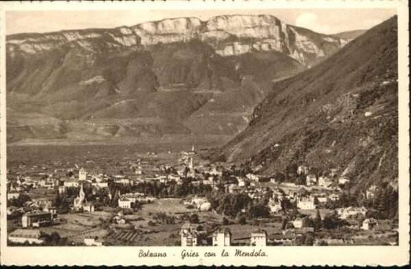 Bozen Suedtirol Gries con la Mendola