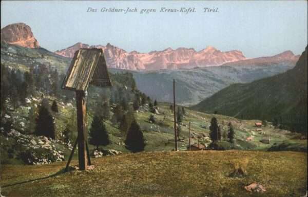 Tirol Region Grödner-Joch Kreuz Kofel