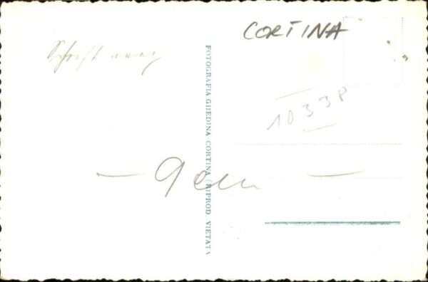 Cortina d Ampezzo [handschriftlich] – Bild 2