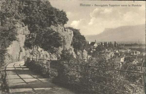 Merano Meran Passeggiata Tappeiner verso la Mendola