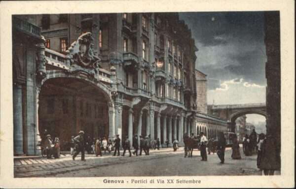 Genova Genua Liguria Portici di Via XX Settembre