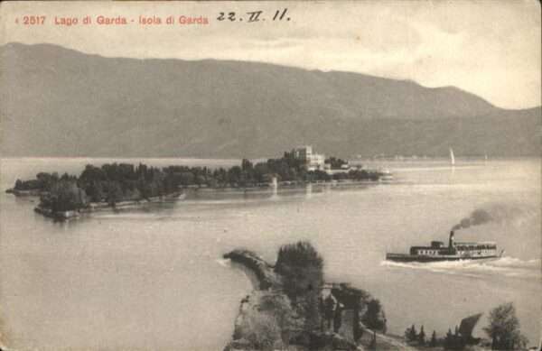 Isola di Garda Lago di Garda Schiff Dampfer