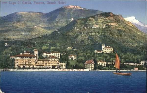 Fasano Lago di Garda Grand Hotel Segelschiff