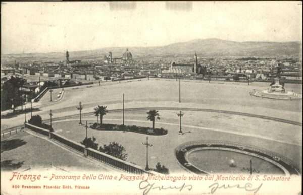 Firenze Florenz Piazzale Michelangiolo Monticello di S.