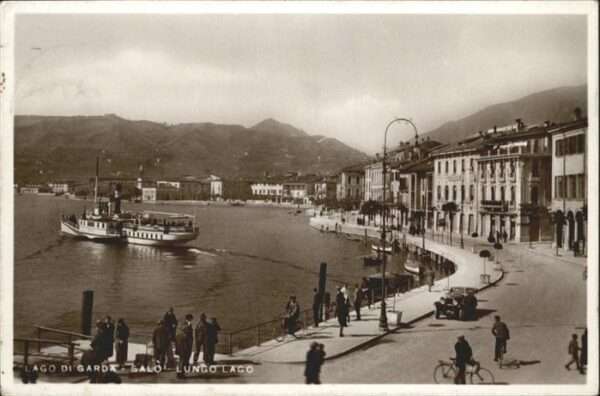 Salo Lago di Garda Lungo Lago Dampfer Schiff