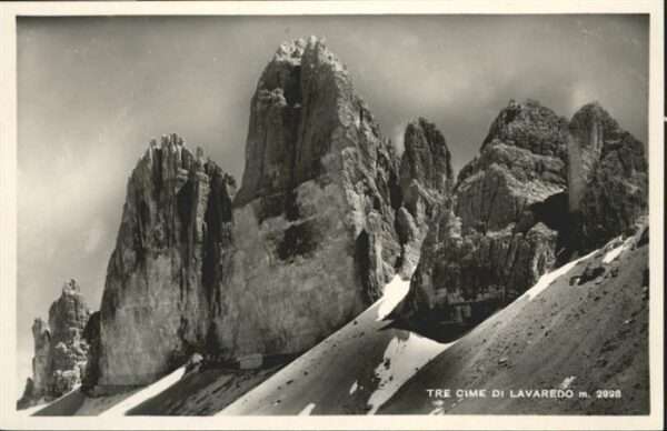 Tre Cime Di Lavaredo m. 2998