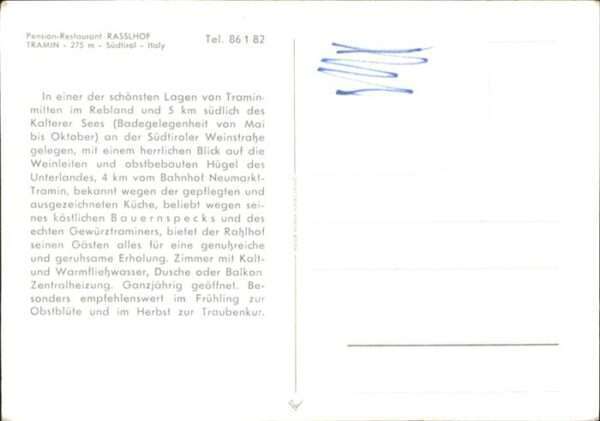 Tramin Weinstrasse Pension Restaurant Rasselhof – Bild 2
