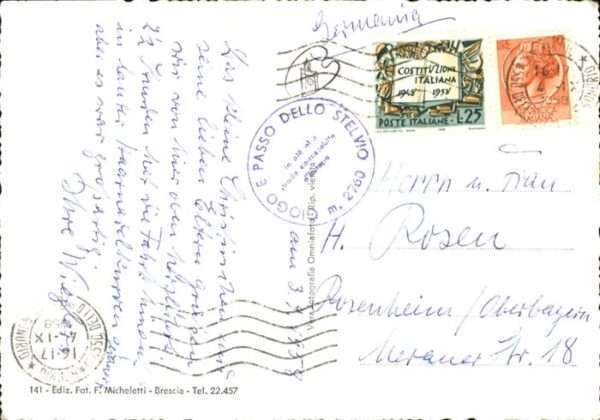 Passo dello Stelvio m. 2760 Rif. Livrio – Bild 2