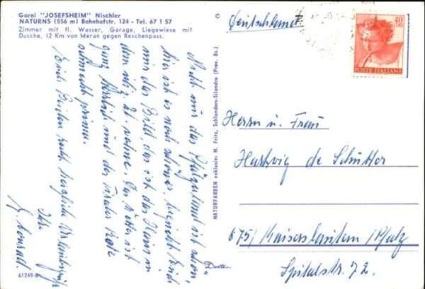 Naturns Garni Josefsheim Nischler Reschenpass – Bild 2