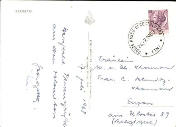 Passo Carezza Costalunga m. 1753 Latemar m. 2864 Kare – Bild 2