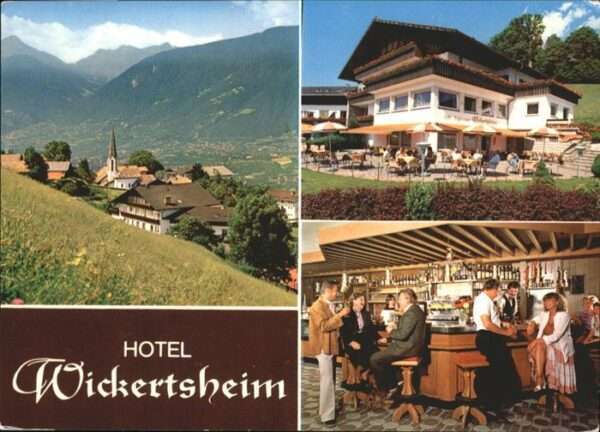 Schenna Meran Hotel Cafe Restaurant Wickertsheim