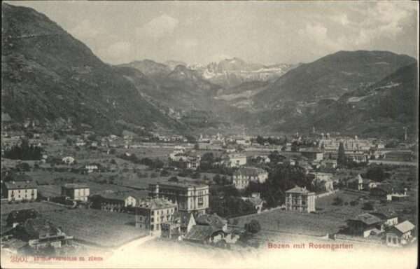 Bozen Suedtirol Rosengarten