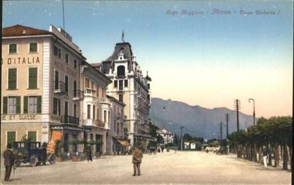 Stresa Lago Maggiore Corso Umberto I.