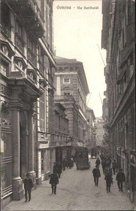 Genova Genua Liguria Via Garibaldi