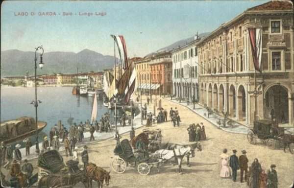 Salo Lago di Garda Lungo Lago Pferdekutsche