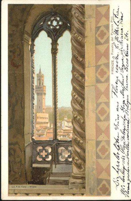 Firenze Florenz Finestra del Palazzo Pitti