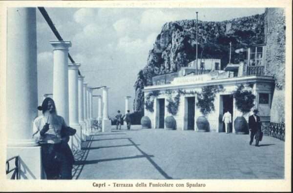 Capri Terrazza della Funicolare con Spadaro