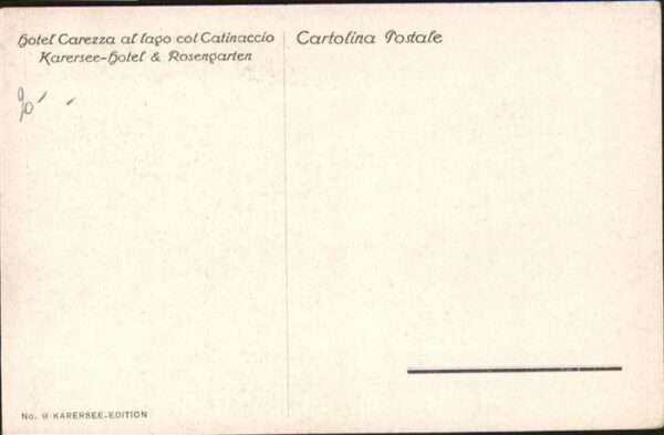 Bozen Suedtirol Hotel Carezza Karersee Rosengarten – Bild 2