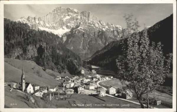 Cortina d Ampezzo Caprile (1017 m) Monte Civetta (3220 m)