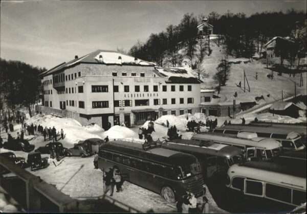Monte Terminillo Albergo Roma e Chiesetta della Vittoria